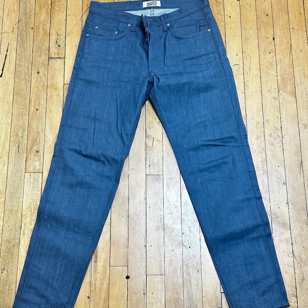 Naked and Famous Grey Selvedge